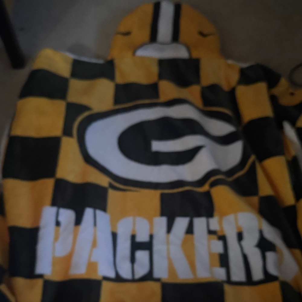 Packers Kids Hoodie - Black and Yellow